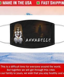 Annabelle Doll Halloween Face Mask