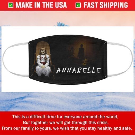 Annabelle Doll Halloween Face Mask