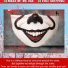 Pennywise Halloween Face Mask - Funny Design Halloween Face Mask - Washable Face Mask