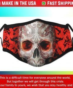 Skull Head Ourdoor Pollution Protection Covers Face Mask
