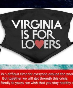 Virginia is for Lovers Filter Face Mask