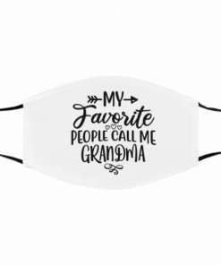 My Favotite People Call Me Grandma Face Masks