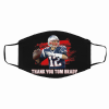 Thank You Tom Brady Filter Face Mask