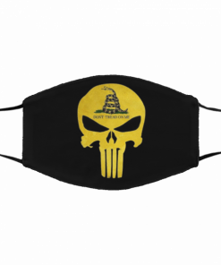 Don't Tread On Me Skull Filter Face Mask