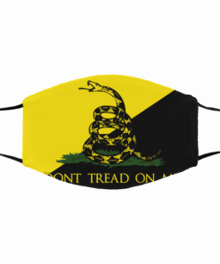 Don't Tread On Me Gadsden Flag Filter Face Mask