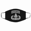 Senior Parachutist with Ranger Tab License Filter Face Mask