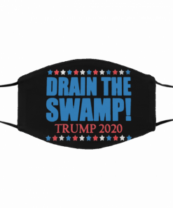 Drain The Swamp Trump 2020 Filter Face Mask