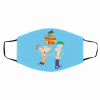Phineas and Ferb Filter Face Mask