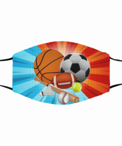 Basketball Football Soccer Baseball Sport Cloth Face Masks