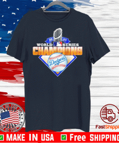 2020 World Series Champions League MLB dodgers T-Shirt