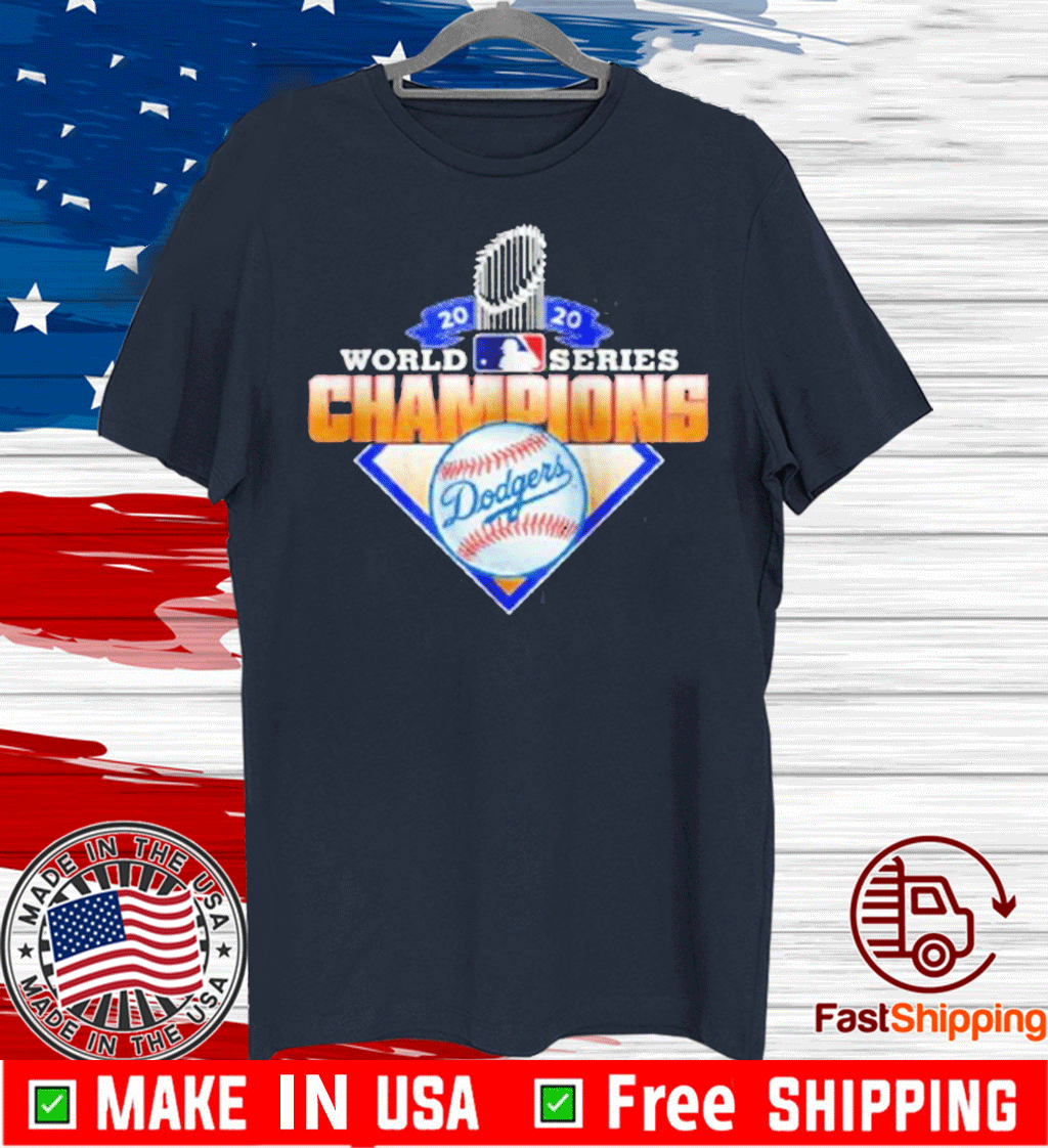 2020 World Series Champions League MLB dodgers T-Shirt