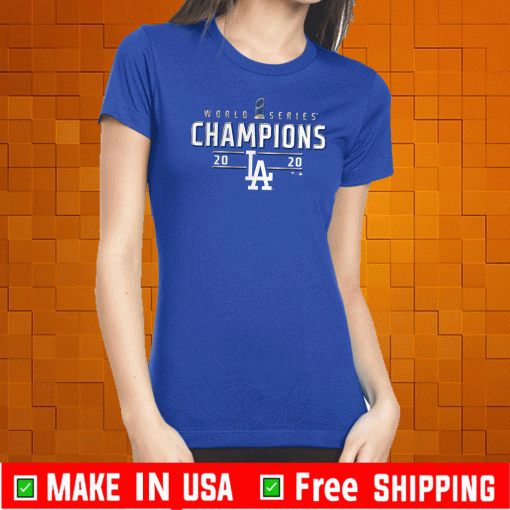 Los Angeles Dodgers Shirt - 2020 World Series Champions Bakeball T-Shirt