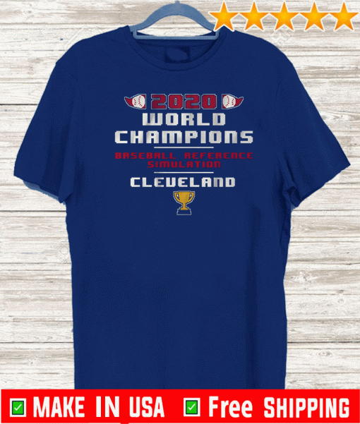 BASEBALL REFERENCE SIMULATED WORLD CHAMPS SHIRT