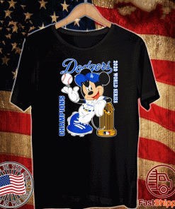 Mickey Dodgers 2020 world series champions T-Shirt