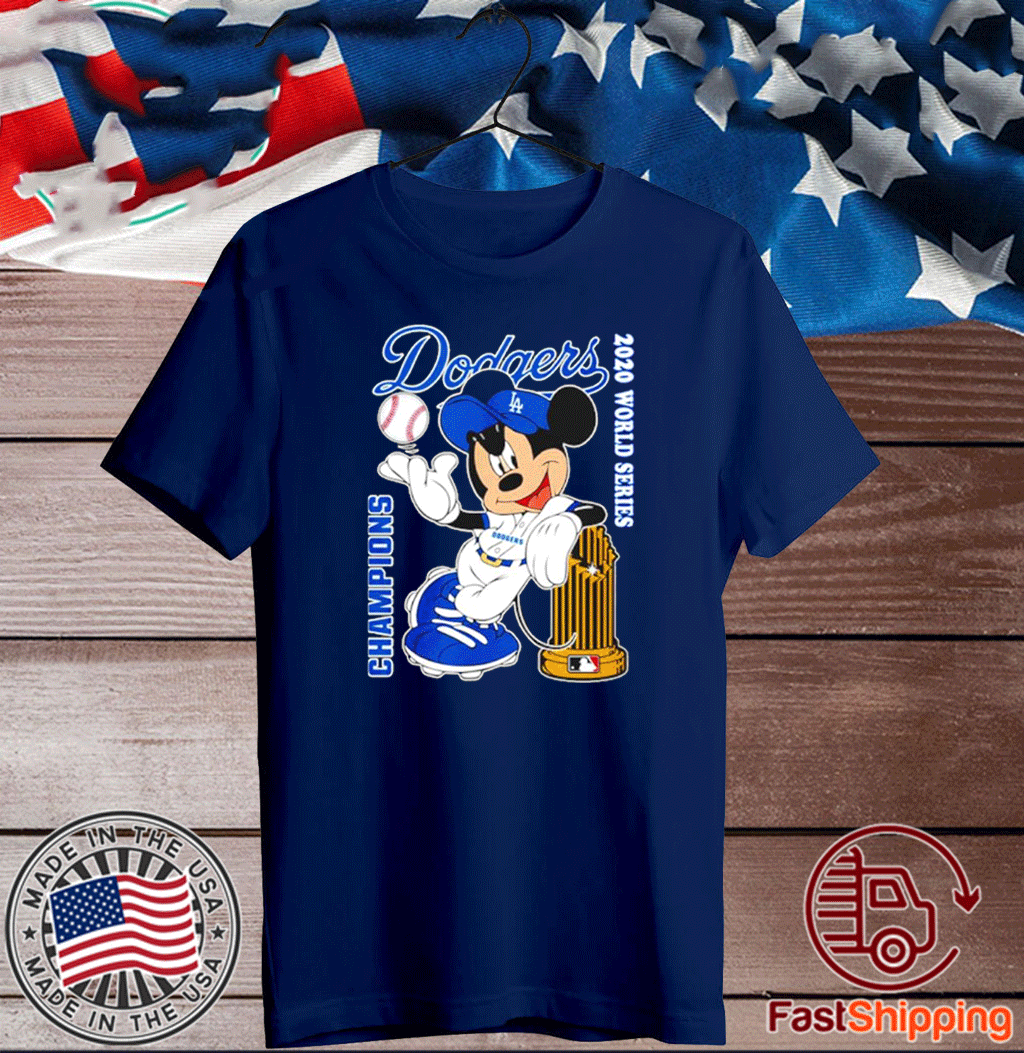 Mickey Dodgers 2020 world series champions T-Shirt