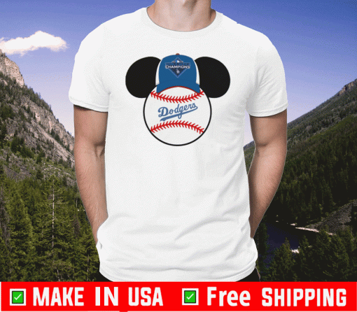 Los Angeles Dodgers Mickey Mouse Champions 2020 MLB Shirt