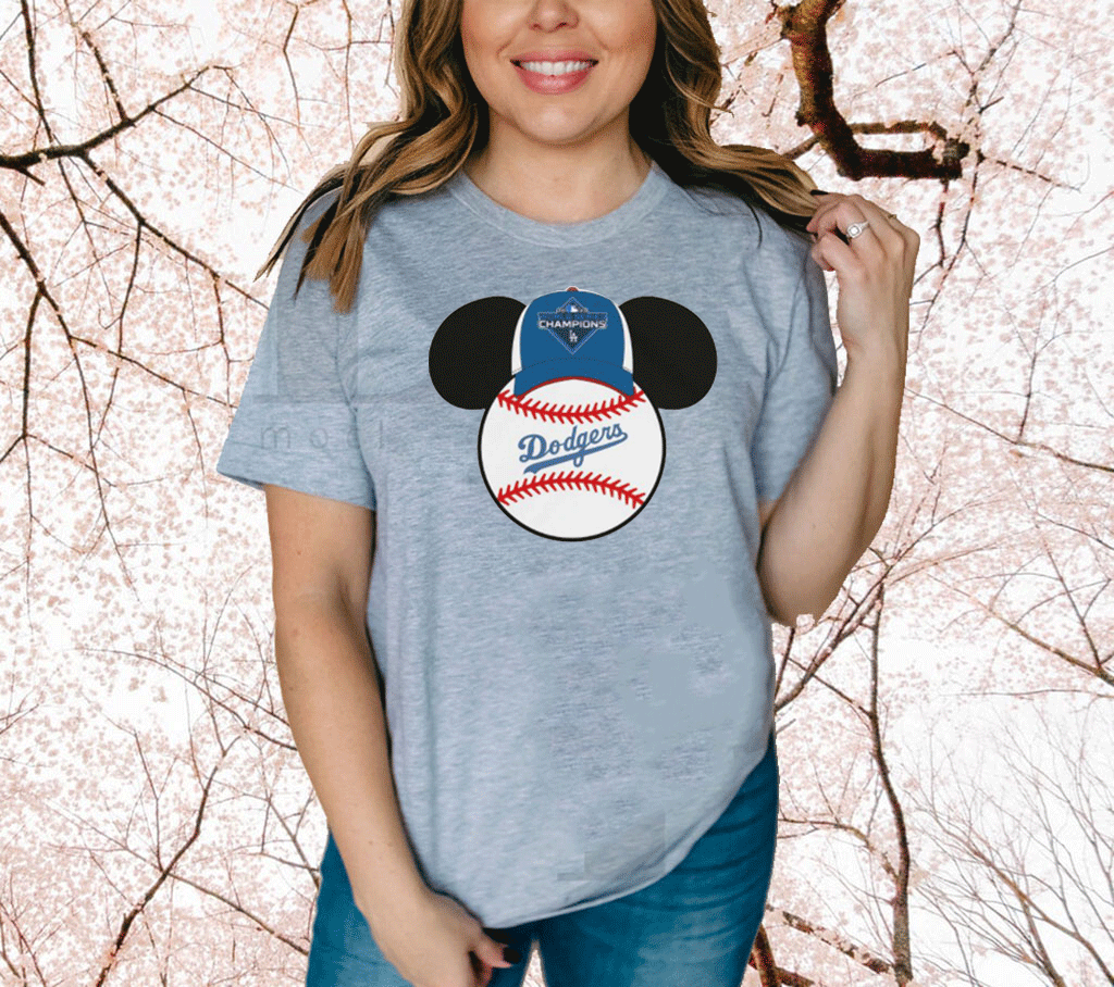 Los Angeles Dodgers Mickey Mouse Champions 2020 MLB Shirt
