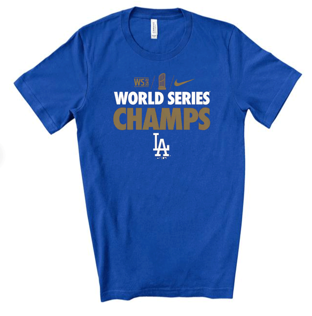 Los Angeles Dodgers Nike 2020 World Series Champions T-Shirt