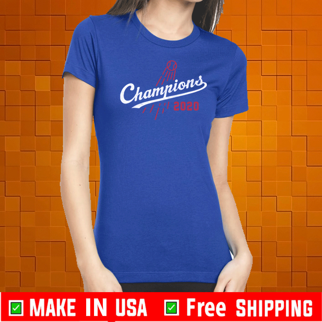 Los Angeles Dodgers 2020 T-Shirt - Basketball Champs Shirt
