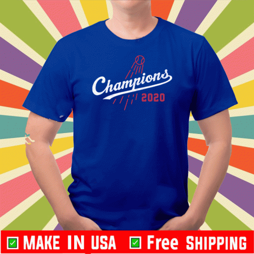 Los Angeles Dodgers 2020 T-Shirt - Basketball Champs Shirt