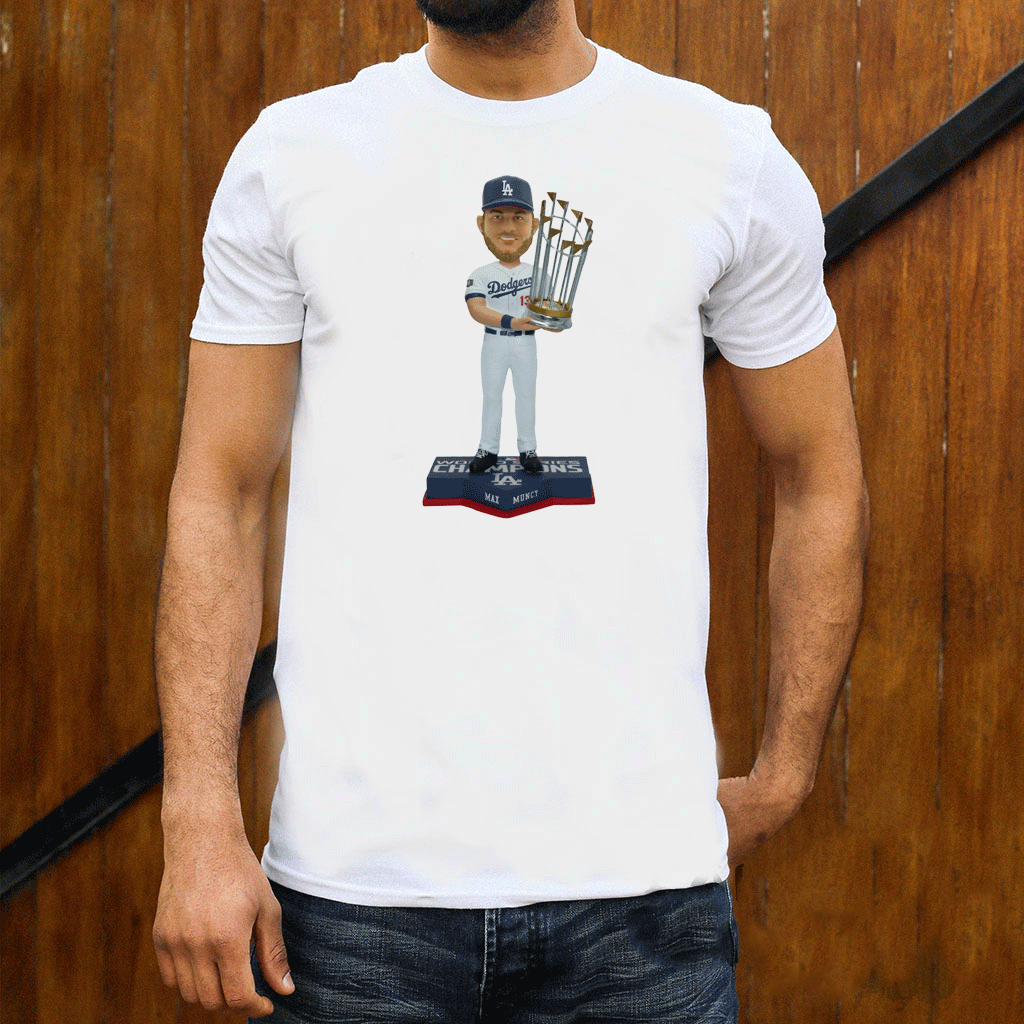 Max Muncy Los Angeles Dodgers 2020 World Series Champions T-Shirt