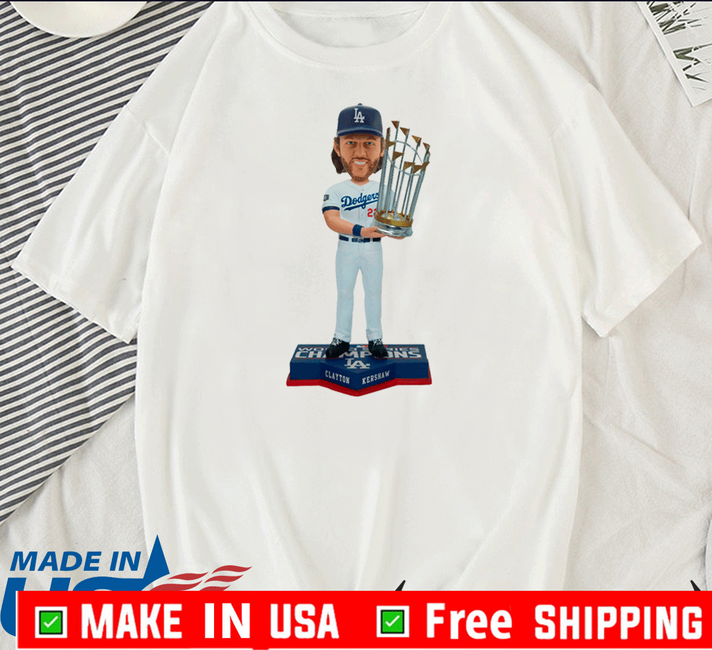 Clayton Kershaw Los Angeles Dodgers 2020 World Series Champions MLB 2020 T-Shirt