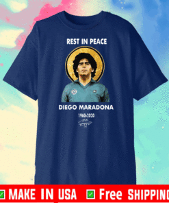 Maradona T Shirt Napoli T Shirt RIP Diego Maradona Argentina Soccer Legend T Shirt