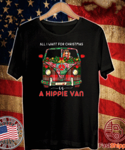 Logo Mercedes-Benz - All I Want For Christmas Is A Hippie Van T-Shirt