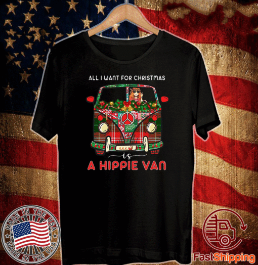 Logo Mercedes-Benz - All I Want For Christmas Is A Hippie Van T-Shirt
