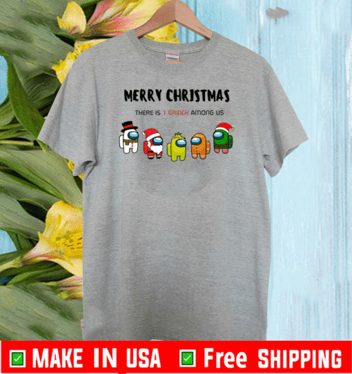 Among Us Character Merry Christmas 2020 Christmas Tee Shirts