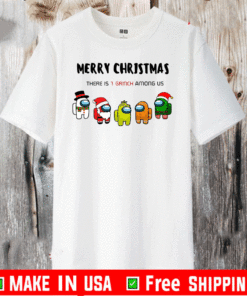 Among Us Character Merry Christmas 2020 Christmas Tee Shirts