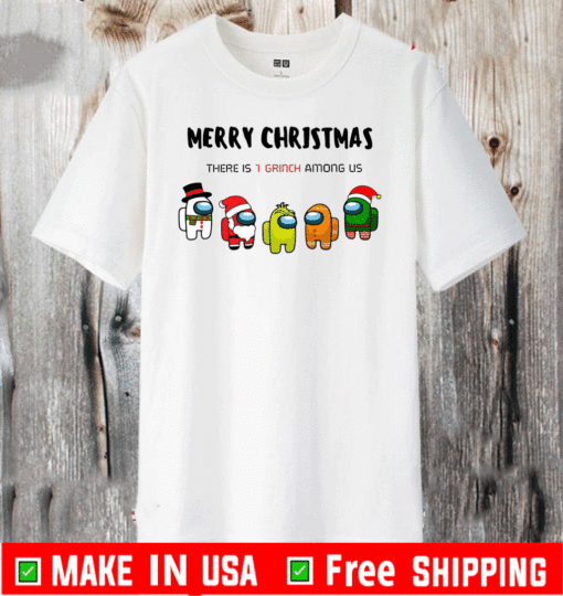 Among Us Character Merry Christmas 2020 Christmas Tee Shirts