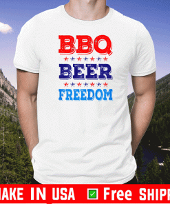 BBQ BEER and FREEDOM Tee Shirts