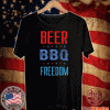 BBQ Beer Freedom Shirt