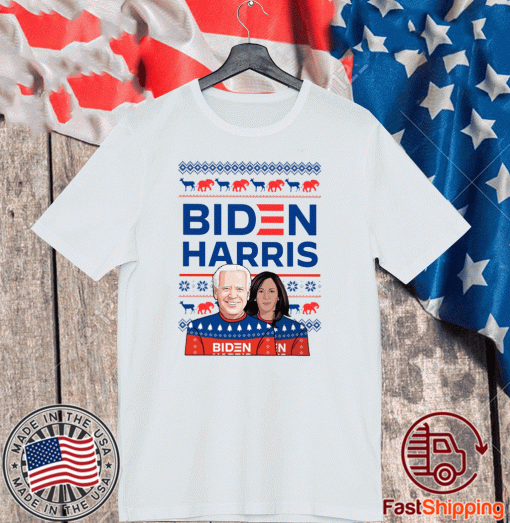 Biden Harris Ugly Christmas Tee Shirts