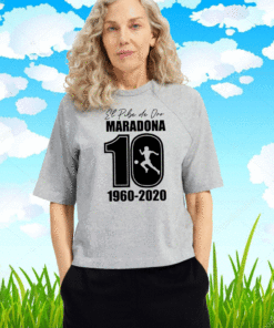 Maradona Shirt - Diego Maradona Rip tee shirts - RIP 1960-2020 Maradona 10 T-Shirt