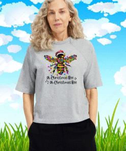 Bee Santa Oh Christmas Bee Oh Christmas Bee Light T-Shirt