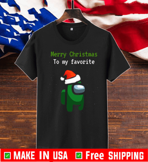 Among Us Gamer Merry Christmas To My Favortite 2020 T-Shirt