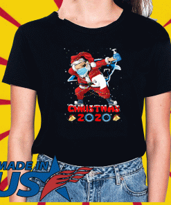 Carolina Panthers Funny Santa Claus Dabbing Christmas 2020 NFL T-Shirt