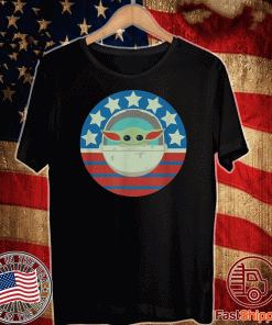 Star Wars The Mandalorian the Child Americana T-Shirt