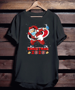Carolina Hurricanes Funny Santa Claus Dabbing Christmas 2020 NHL T-Shirt