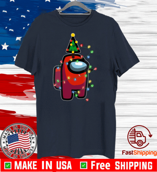 Christmas Santa Among Us Character Pine T-Shirt