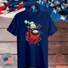 Christmas Santa Among Us Character Xmas 2020 T-Shirt - #Among Us The power cord is flashing Shirt