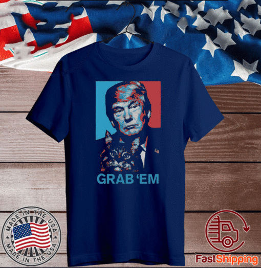 Donald Trump And Cat Grab ’em T-Shirt