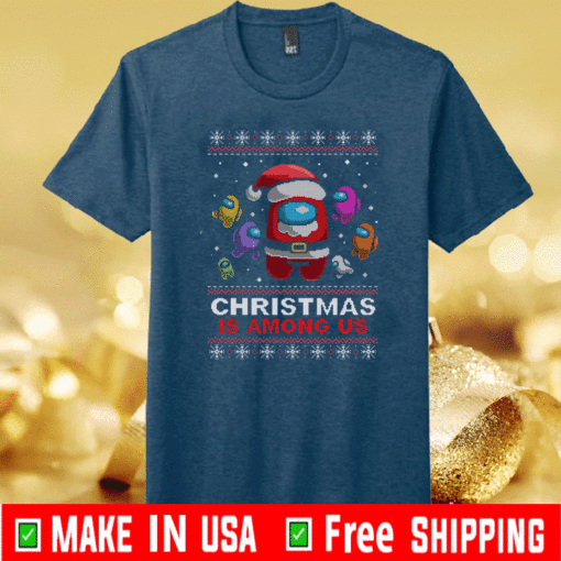 Friends Shirt Among Us Shirt Christmas Shirt Amongus Shirt Crewmate Shirt Impostor Shirt Santa Reindeer Elf Sublimation Shirt