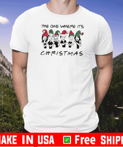 Friends The One Where It’s Christmas T-Shirt