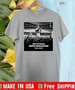 Rest In Peace Love Diego Maradona 1960-2020 T-Shirt