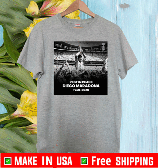 Rest In Peace Love Diego Maradona 1960-2020 T-Shirt