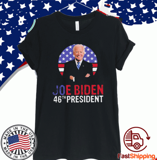 Joe Biden 46th president 2020 American Flag T-Shirt
