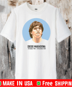 RIP Diego Maradona 30 October 1960 - 25 November 2020 T-Shirt